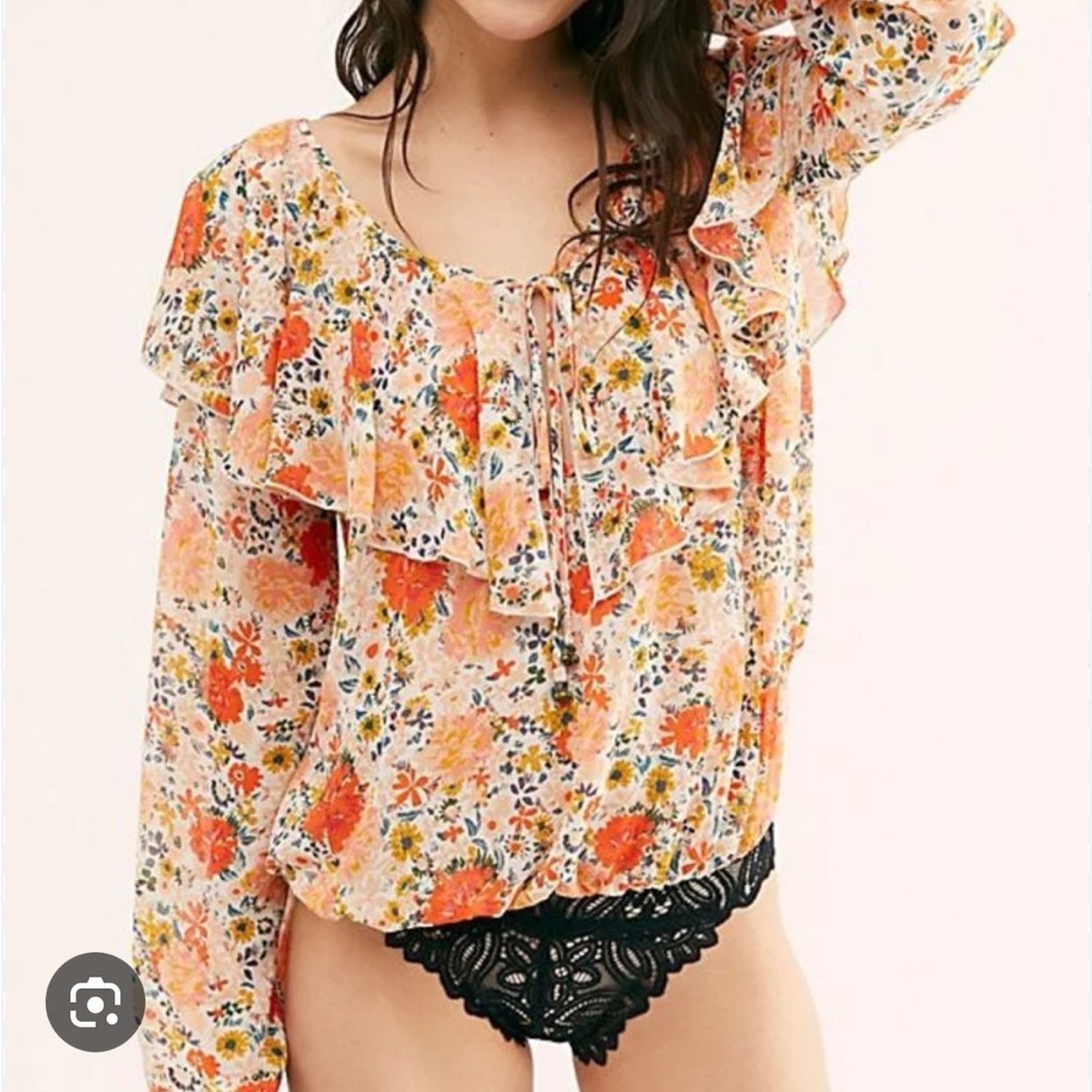Free People Intimates Say It To Me Bodysuit